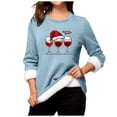 thumbnail image 3 of MHFRRA Hauts à Manches Longues pour Femmes Chandail Thermique Épais à Col Rond avec Poche TTG, 3 of 4