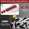thumbnail image 4 of 12 Pcs Magnetic Wrench Organizer, Modular Tool Box Drawer Holder, for SAE & Metric Wrenches, Toolbox Organization for Mechanics, 4 of 7