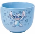 thumbnail image 6 of Silver Buffalo Disney Lilo and Stitch Hands Up Leaves and Flowers Ceramic Ramen Noodle Rice Bowl with Chopsticks and Spoon, Microwave Safe, 20 Ounces, 6 of 8