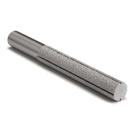 

JINGLING 13.3mm Head Dia. Brazed Cylindrical Diamond Profile Wheel Cylinder Router Bit Lengthen 115mm Shank 1/2 Electric Router for Stone Granite