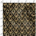 thumbnail image 5 of Soimoi Velvet Black Fabric By the Yard - 54 Inch Wide - Floral Damask Pattern Textile - Graceful and Whimsical Designs for Apparel and Crafts Printed Fabric, 5 of 6