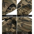 thumbnail image 4 of TRGPSG Camouflage Cargo Pants for Men, Casual Cotton Camo Pants, Relaxed Fit Work Pants Streetwear with Multi Pockets(No Belt), 4 of 8