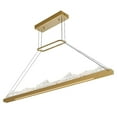 thumbnail image 3 of CWI Lighting Himalayas Integrated LED Brass Chandelier, 3 of 13