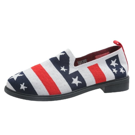 

Blphud Womans Shoes Summer Shoes for Women 2024 Casual Shoes Women Sandals Dressy Ladies Fashion Five Pointed Star Printed Breathable Flat Casual Shoes Sandals Women White 38