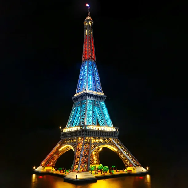 Kit de luces LED para el juego de bloques de construcción de la Torre Eiffel 10307, juguetes de ladrillos para niños (no incluye el modelo), versión RC