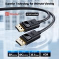 thumbnail image 2 of Cable DisplayPort 1.4 Matters 8 K 60 Hz 4K 240 Hz 3 m, 2 of 6