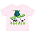 thumbnail image 3 of Inktastic Hilton Head Cute Smiling Sea Turtle Boys or Girls Toddler T-Shirt, 3 of 5