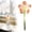 A, variant on Handmade Glass Carnation Flower Ornament, Realistic Artificial Lily Bouquet for Home Desktop Decor