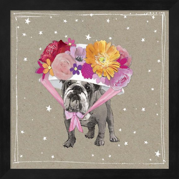 Fancypants Wacky Dogs IV by Hammond Gower, Framed Wall Art, 13.25W x 13.25H