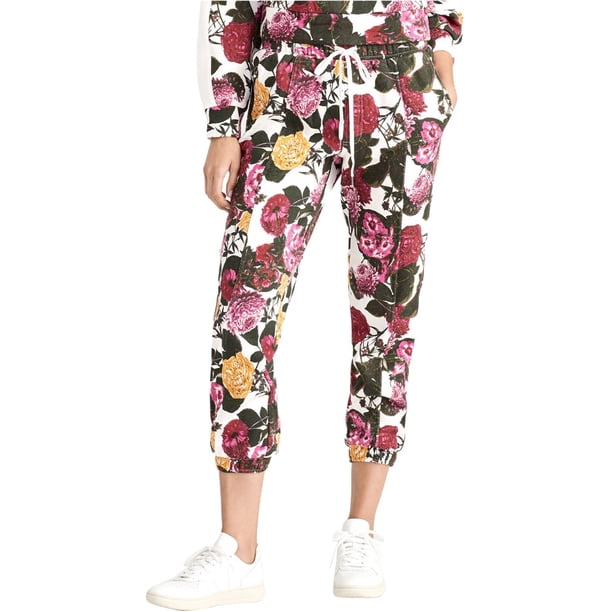 Pantalones jogger casuales florales para mujer Rachel Roy, multicolor, medianos