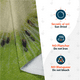 thumbnail image 3 of Cobija Manta Frazada Juana Gallo Diseño Redonda de Frutas Kiwi Ultra Suave, 3 of 4