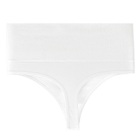 Fulorrnie Underwear for Women Seamless High Waist Comfort Panty Sport Band Moisture Wicking Panties White L