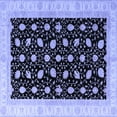 thumbnail image 1 of Ahgly Company Indoor Square Oriental Blue Modern Area Rugs, 3' Square, 1 of 4