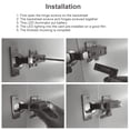 thumbnail image 5 of 10Pcs Cabinet Cupboard LED Hinge Light Lamp Warm White, 5 of 9