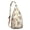 Beige, variant on Cute Owl Print Sling Backpack – Colorful Hand-Drawn Cartoon Owl Crossbody Bag for Hiking & Travel