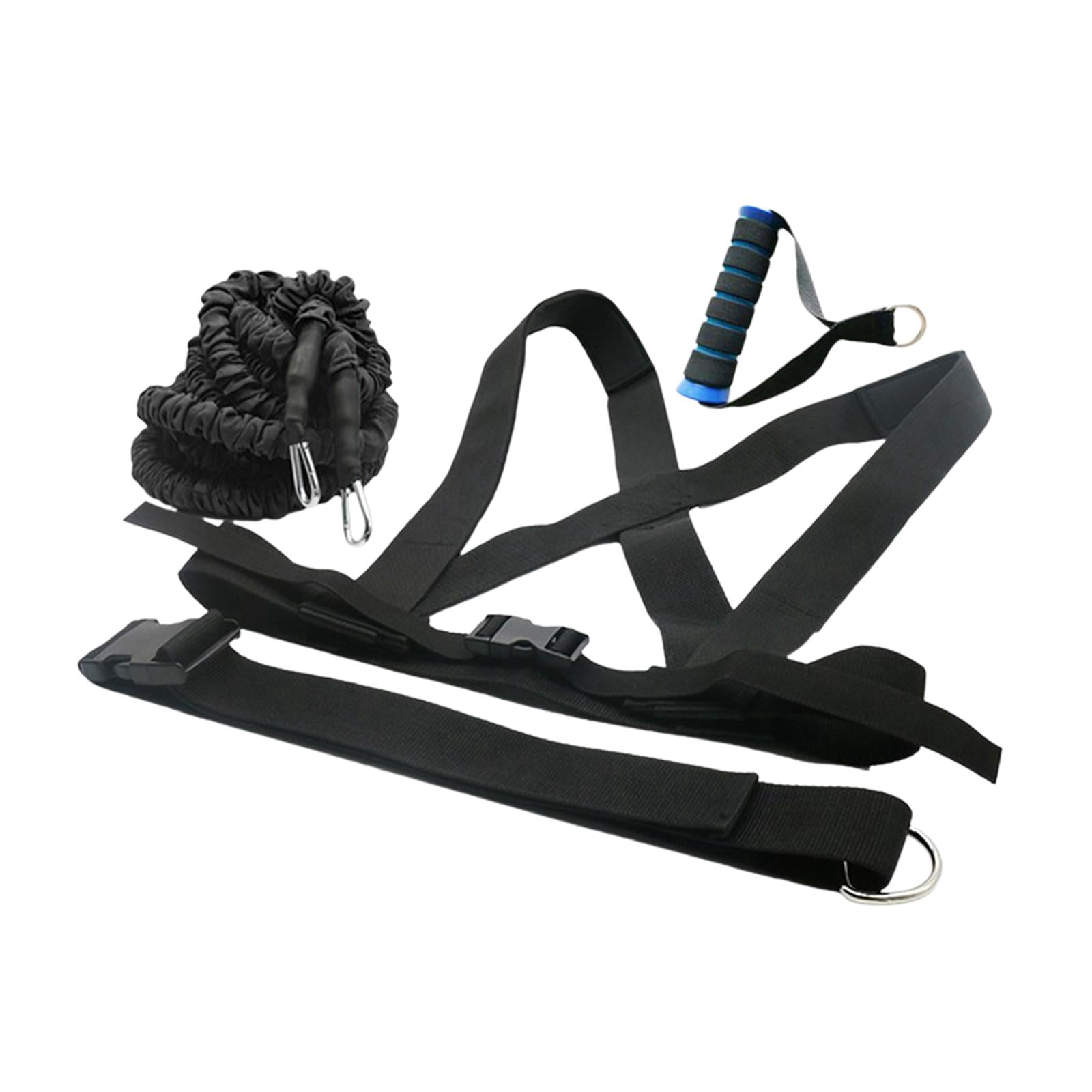 funtasica Resistance Training Stretch Band Kits Improving Speed 50lbs Workout Bands Fitness Gift Resistance Tube Band for Power Agility 50lbs Set D
