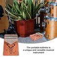 thumbnail image 4 of Kalimba Thumb Piano For Kids Adults Beginners 17 Keys Chocolate Compact Musical Instrument 1Pack, 4 of 5