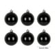 thumbnail image 3 of pstuiky Bolas navideñas negras, 6 unidades, adornos decorativos para árbol de Navidad, corona navideña, 3 of 5