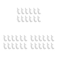 thumbnail image 2 of Injueey 50 Pieces Curtain Rail Hooks Home Hardware Gliding Track Plastic Fittings Hangers Tools Curtains Fixators Clips Fixing Tracks Type1 NO1, 2 of 6