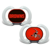 BabyFanatic Officially Licensed Unisex Pacifier 2-Pack - NFL Cleveland Browns