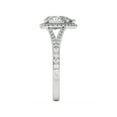 thumbnail image 3 of BEST Jewel 14K White Gold Plated Ring - Pear Cut 1.5 Ct Moissanite Ring for Women - Split Shank Halo Wedding Anniversary Jewelry - Stunning Engagement Ring - Gift for Cherished Memories, 3 of 4