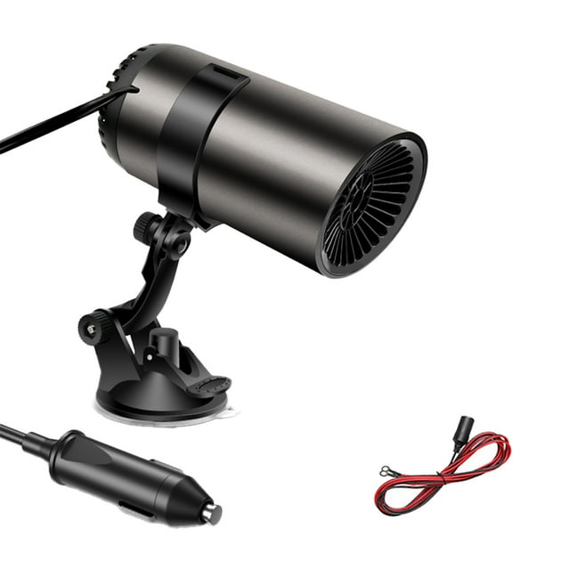 TIEVOSA Chauffage Portatif 12V/24V avec Réglages de Vitesse et Évents Réglables pour un Réchauffement Intérieur Rapide et un Dégivrage