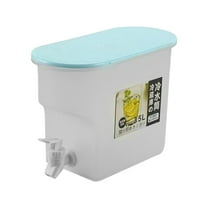 Blueek Refrigerator Drink Dispenser 3.5L, Cold Water Bottle for Parties, BBQs, Picnics | Iced Tea & Juice Beverage Container(Blue,3.5L)