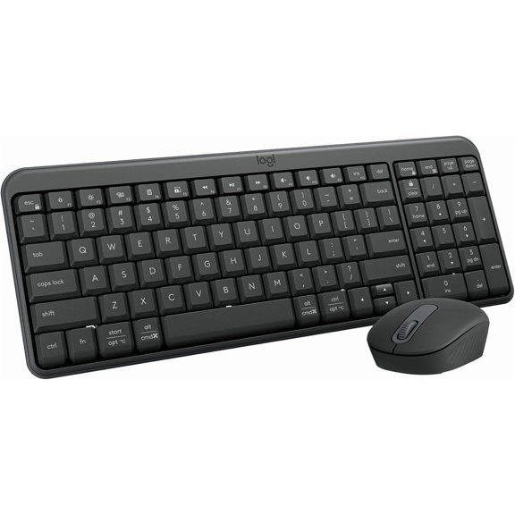 Restored Logitech MK250 Bluetooth Wireless Mouse and Keyboard Combo-Graphite (Refurbished)