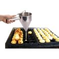 thumbnail image 3 of Stainless Steel Funnel With Frame, Pancake Dough Dispenser Octopus Ball Funnel Tools With Frame (stainless Steel), 3 of 5