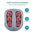 thumbnail image 2 of Masajeador de pies Nekteck Shiatsu Heated Electric con Heat Grey, 2 of 9