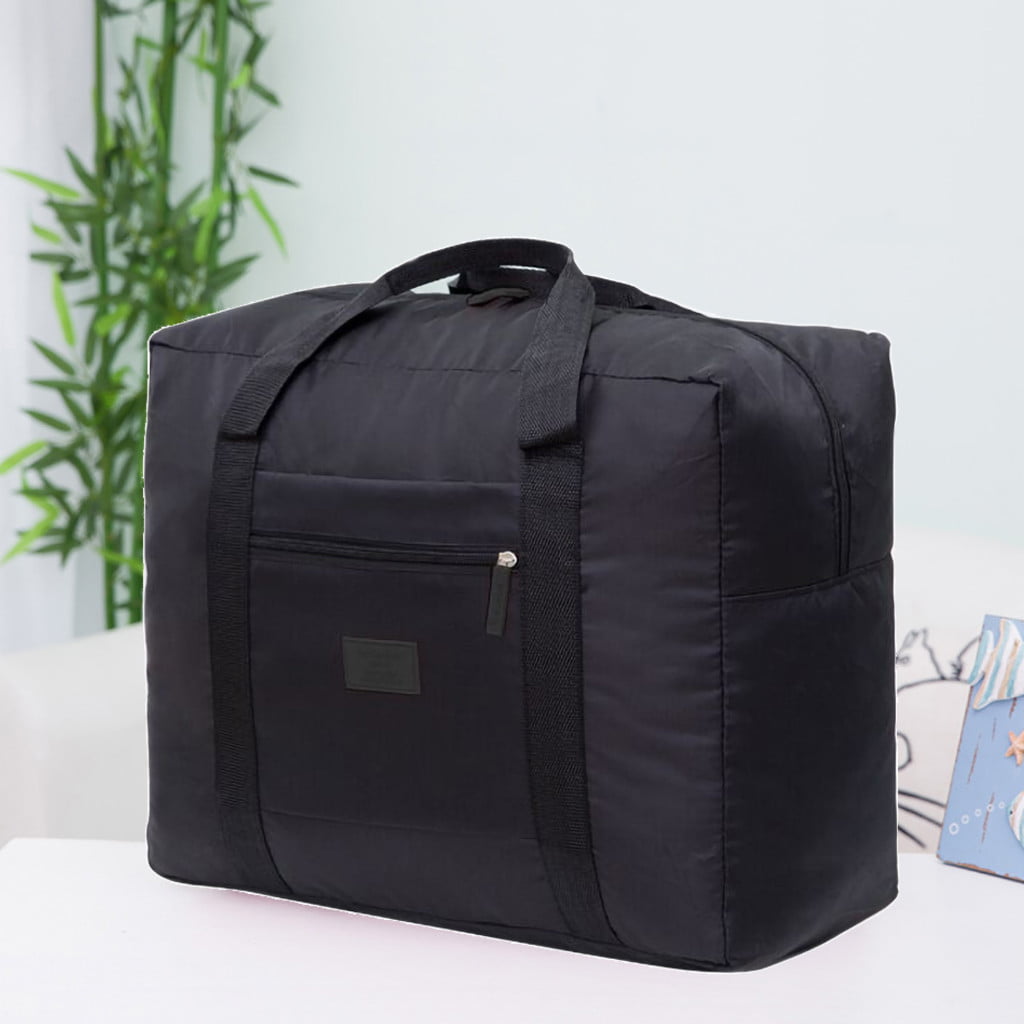 Miarhb Packable Travel Duffel Bag Waterproof Nylon Foldable Carry Package Versatile BK - Walmart ...
