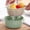 Green #2, variant on Plastic Colander Set 3 Pack - Vegetable Strainer Basket Fruit Washing Draining Container with Drainage Holes - Food Grade Kitchen Sieve for Salad Spinner Alternative, Stackable Storage