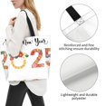 thumbnail image 3 of Balery 2025 New Year'S Bolsa Tote Estilo Estético con Cremalleras, Bolsa de Hombro, Bolsa de Compras Grande y Plegable, 3 of 8
