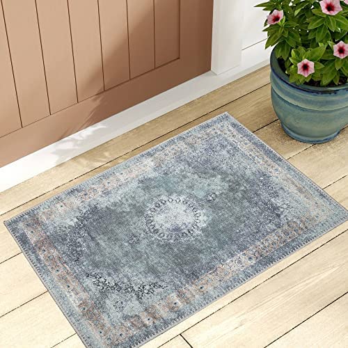 machine washable area rug, petfriendly and nonslip indoor carpet for