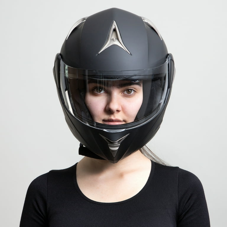 Westt Motorcycle Helmets for Adults Modular Motorbike Helmet ATV Helmet with Dual Visor for Men Women Full Face Helmet Flip up DOT Approved Shop Black Friday Deals for 2024 Walmart