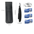 thumbnail image 2 of Navaja De Afeitar Metálica De Negra Mate Con 30 Cuchillas Xtellar negro, 2 of 3