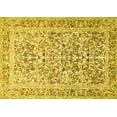 thumbnail image 1 of Ahgly Company Machine Washable Indoor Rectangle Persian Yellow Traditional Area Rugs, 2' x 4', 1 of 4