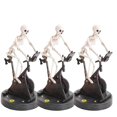 thumbnail image 2 of Halloween Decoration Outdoor Indoo Skeleton Riding Bicycle Ornament Small Plastic Skeleton With Posable Movable Joints Halloween Skeleton For House Table Decor C, 2 of 9