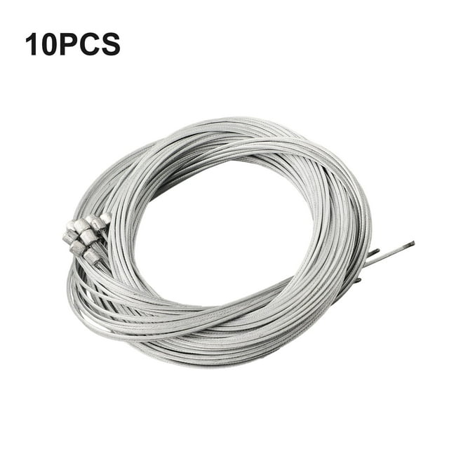 Mosiee Silver Derailleur Cables 2.1M Gear Inner Rear Shift Shifter Stainless Steel Wire Bicycle Derailleur High Quality