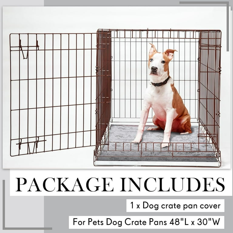 Dog Crate Pan Cover Dog Bed Cover Washable Dog Crate Liner for Pets Dog Crate Tray Pan Cover Only Fit for 36 x 24 Inch