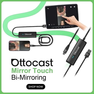 Ottocast, Mirror Touch Bi-Mirroring Wireless CarPlay Adapter