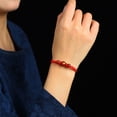 thumbnail image 3 of Pulsera de cuerda roja del zodiaco Ágata roja natural para el año de nacimiento de hombres y mujeres, 3 of 6