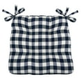 6 Pack Country Farmhouse Plush Buffalo Plaid Checkered Chair Cushion