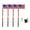 Blue, variant on Deepigc 4‑Pack American Flag Solar Pathway Lights, USA 250th Anniversary LED Red White Blue Stake Lights, Waterproof Outdoor Lawn Yard Patriotic Decor for 4th of July Memorial Day (Star)