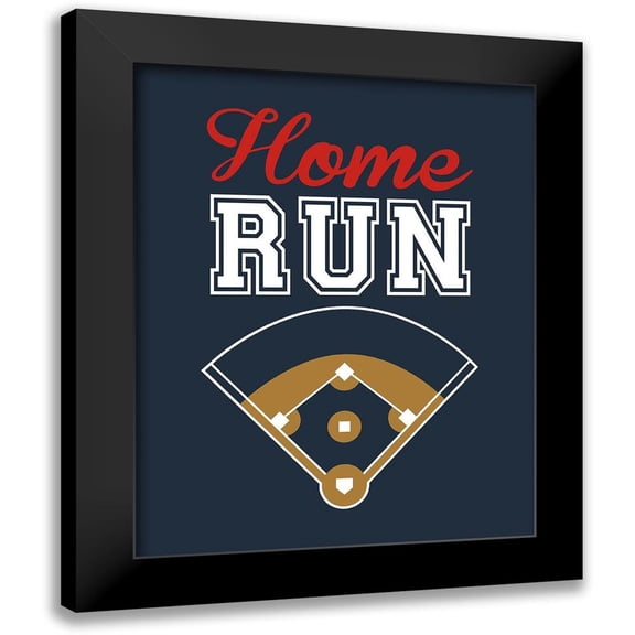 Robinson, Tamara 20x24 Black Modern Framed Museum Art Print Titled - Home Run