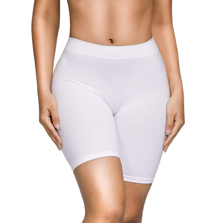 Slip Shorts for Women High Waisted Under Dresses Summer Shorts  (Black/Nude/White)