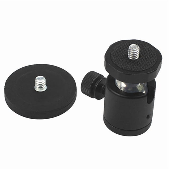 Magnetic Suction Bracket Base 1/4 Inch Screw Thread Hole Action 360° Ballhead Suction Cup Mount Camera Holder Camera