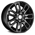 thumbnail image 2 of 20 inch Aluminum OEM Take off Wheel Rim for Nissan Titan 17-19 6 Lug Black, 2 of 3