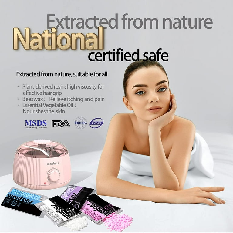 Waxfans Waxing Kit for Hair Removal, at Home Waxing Kit ,Wax Waxfans Waxing Kit for Hair Removal, at Home Waxing Kit ,Wax