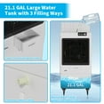 thumbnail image 5 of TABU Evaporative Air Cooler, 7500 CFM Portable Swamp Cooler with 21 gal Tank, Remote Control,White, 5 of 7